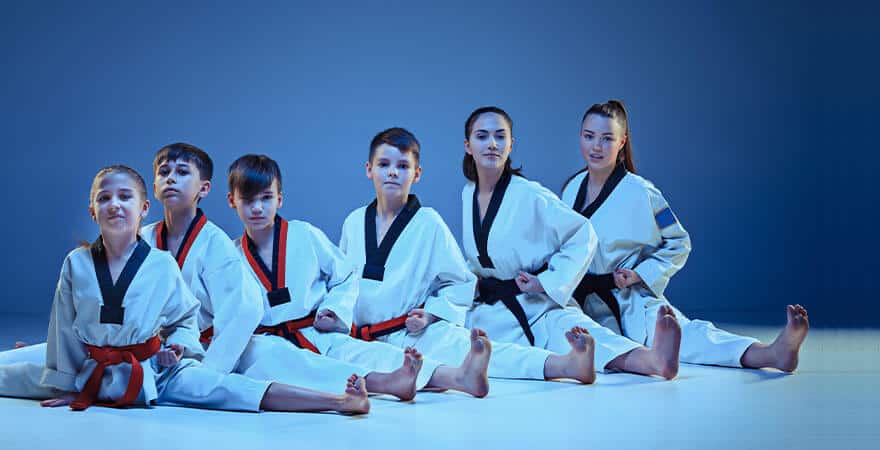 Martial Arts Lessons for Kids in Woburn MA - Kids Group Splits