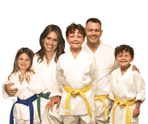 Martial Arts Lessons for Families in Woburn MA - Group Family for Martial Arts Footer Banner