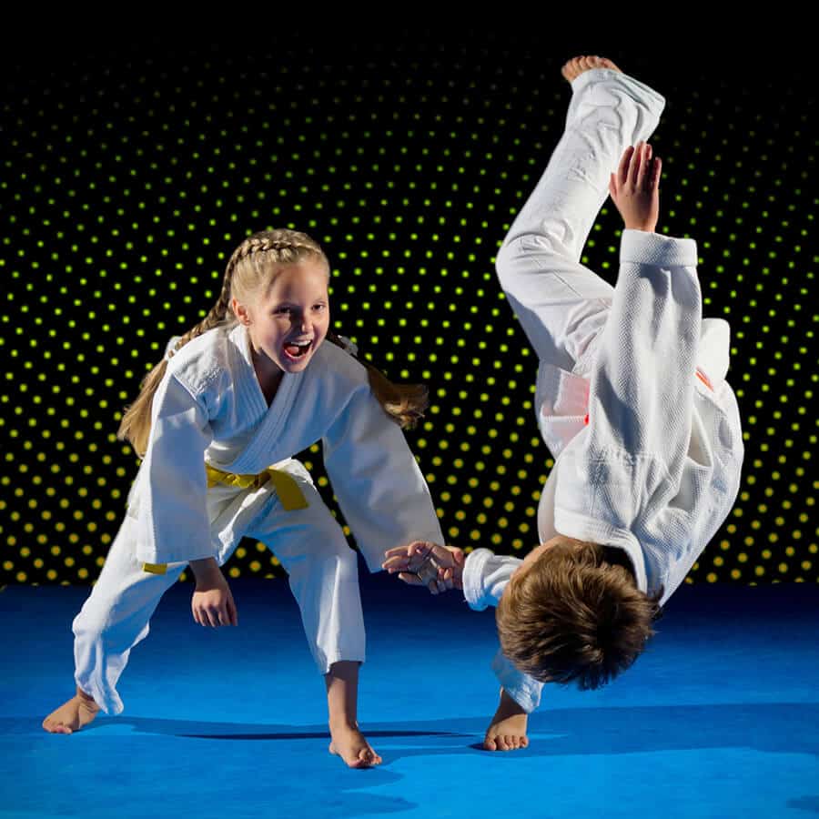 Martial Arts Lessons for Kids in Woburn MA - Judo Toss Kids Girl